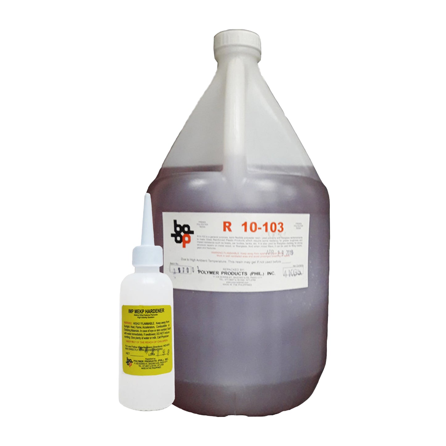 R10-103 Pre Mixed Polyester Resin with 120cc Imp Mekp