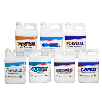Floor Care Products Set