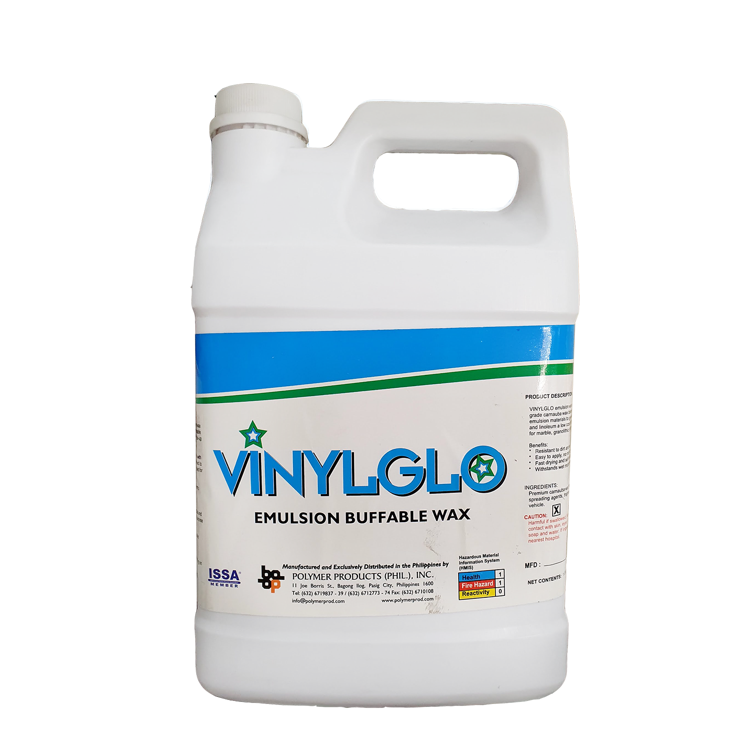Buffables Vinylglo Emulsion Buffable Wax – Polymer Products (Phils.) Inc.